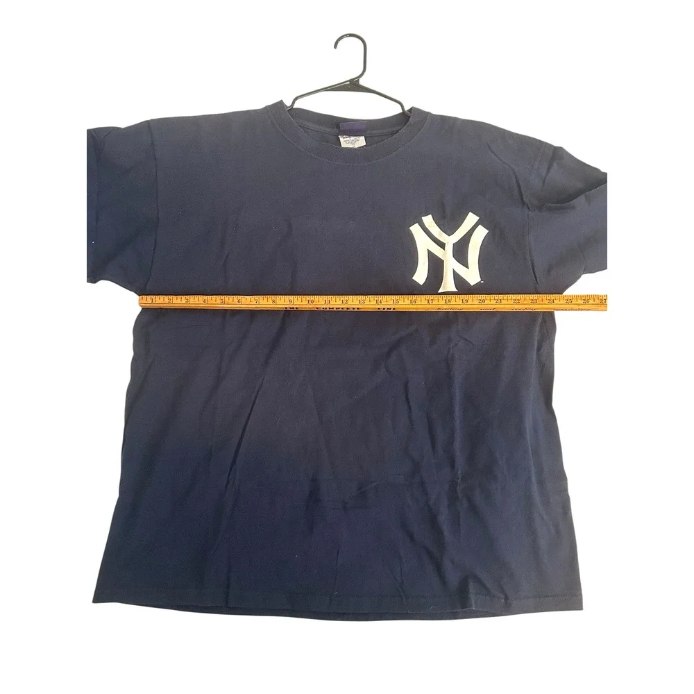 Vtg NY Yankees Cooperstown Collection #4 Lou Gehrig Cotton T-Shirt Mens 2X EUC